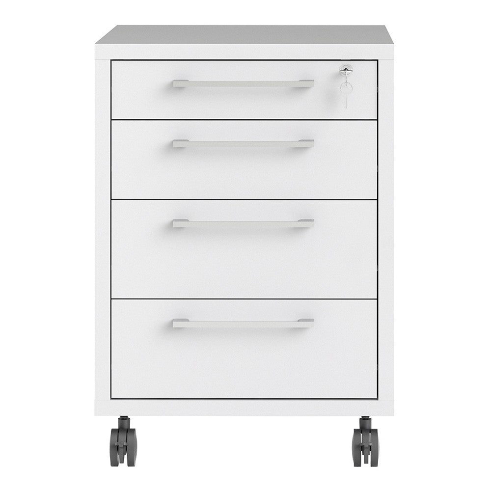 Prima Mobile cabinet in White