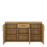 Cortina 3 door 1 drawer sideboard in Grandson Oak