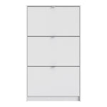 Shoes Shoe cabinet w. 3 tilting doors and 1 layer