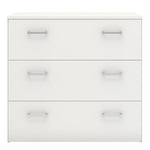 Space Chest of 3 Drawers in White