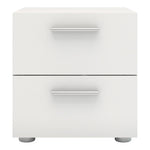 Pepe Bedside 2 Drawers in White