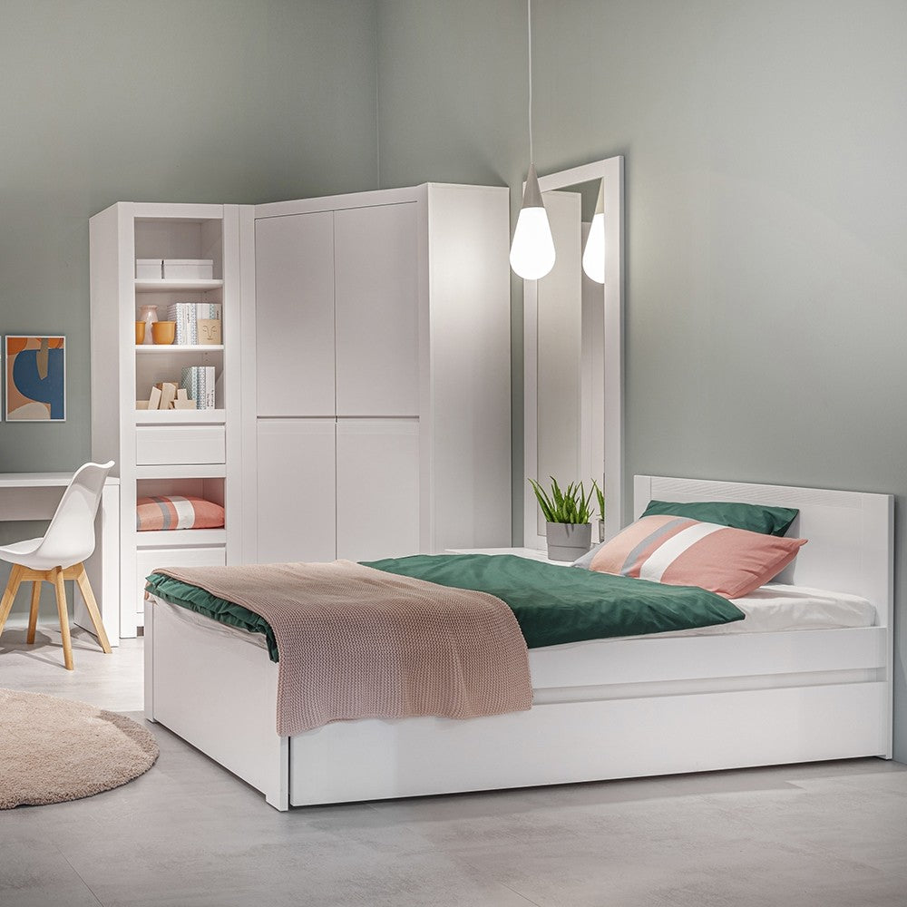 Novi 120cm Bed in Alpine White