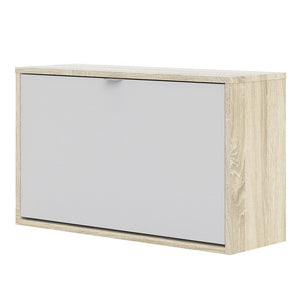 Shoes Shoe cabinet w. 1 tilting door and 2 layers