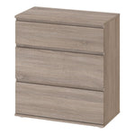 Nova Chest of 3 Drawers in Truffle Oak