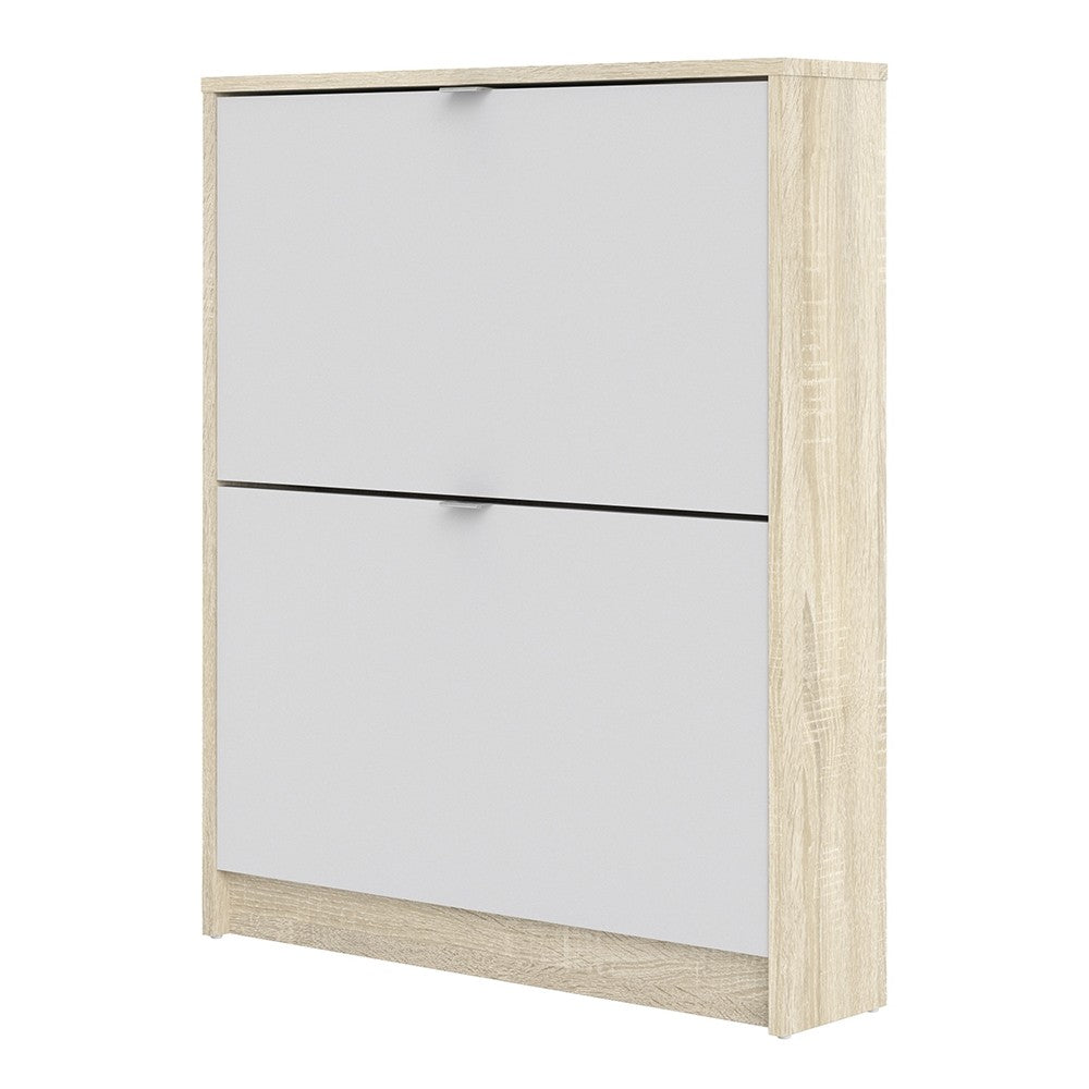 Shoes Shoe cabinet w. 2 tilting doors and 1 layer