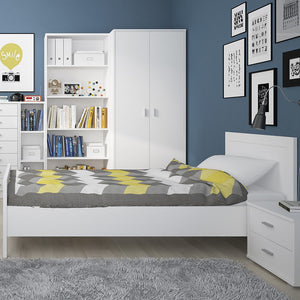 4 You 2 Drawer low chest/ Bedside in Pearl White