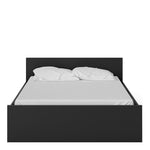 Naia Euro King Bed (160 x 200) in Black Matt