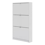 Shoes Shoe cabinet w. 3 tilting doors and 1 layer