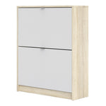 Shoes Shoe cabinet w. 2 tilting doors and 2 layers