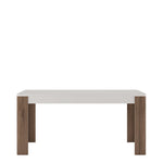 Dining set package Toronto 160 cm Dining Table + 6 Milan High Back Chair White.