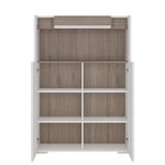 Toronto Low 2 Door cabinet with open shelf (inc. Plexi Lighting)
