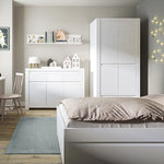 Novi 120cm Bed in Alpine White