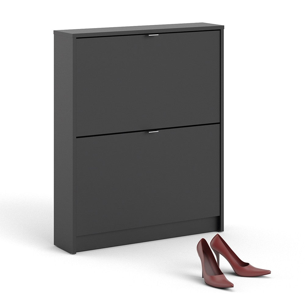 Shoes Shoe cabinet w. 2 tilting doors and 1 layer