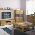 Cortina 3 door 1 drawer sideboard in Grandson Oak