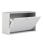 Shoes Shoe cabinet w. 1 tilting door and 2 layers