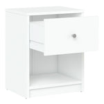 May Bedside 1 Drawer in White