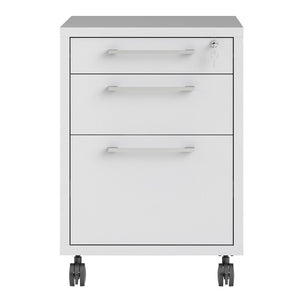 Prima Mobile file cabinet in White