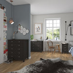 Florence 3 drawer Dressing Table in Black