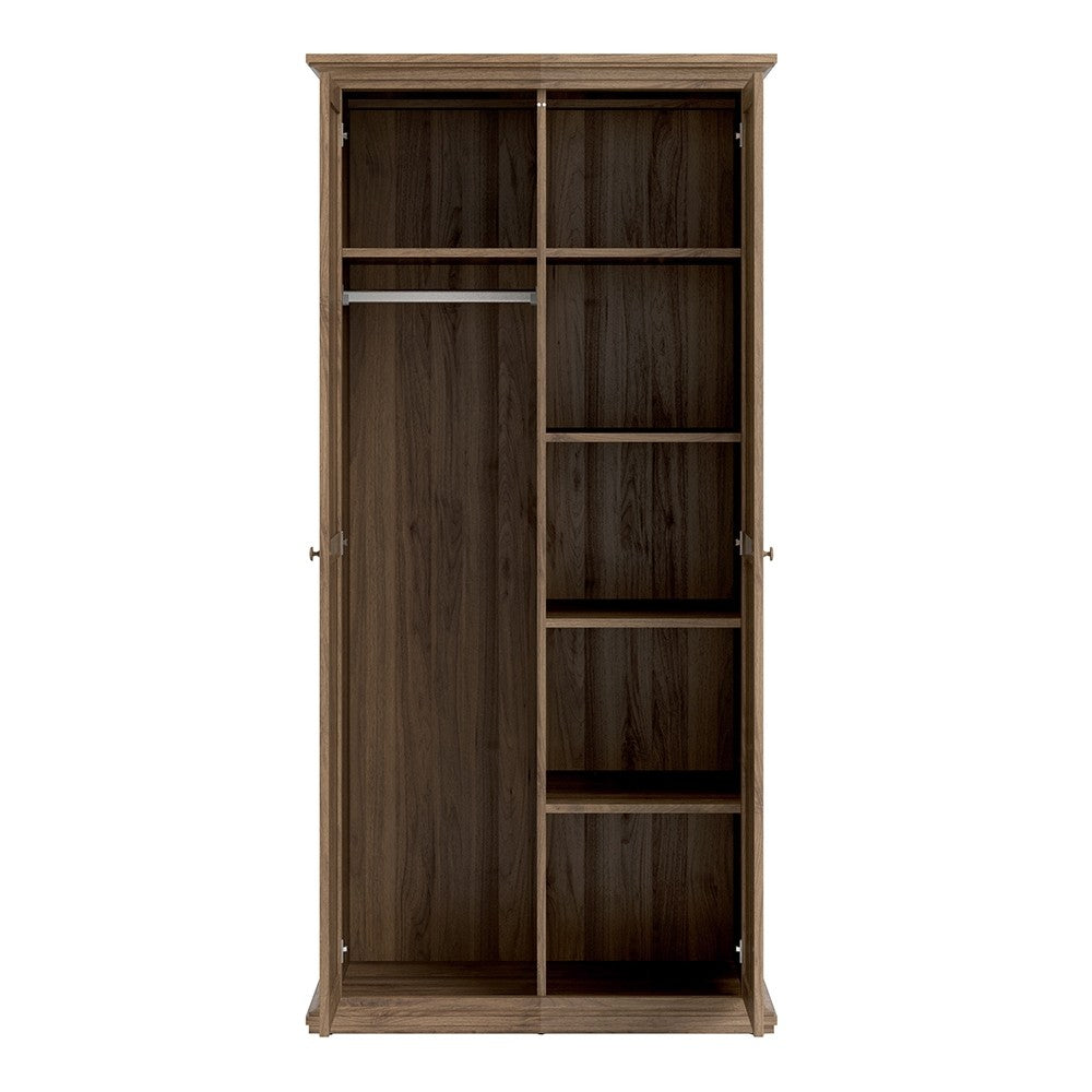 *Paris Wardrobe with 2 Doors in Walnut