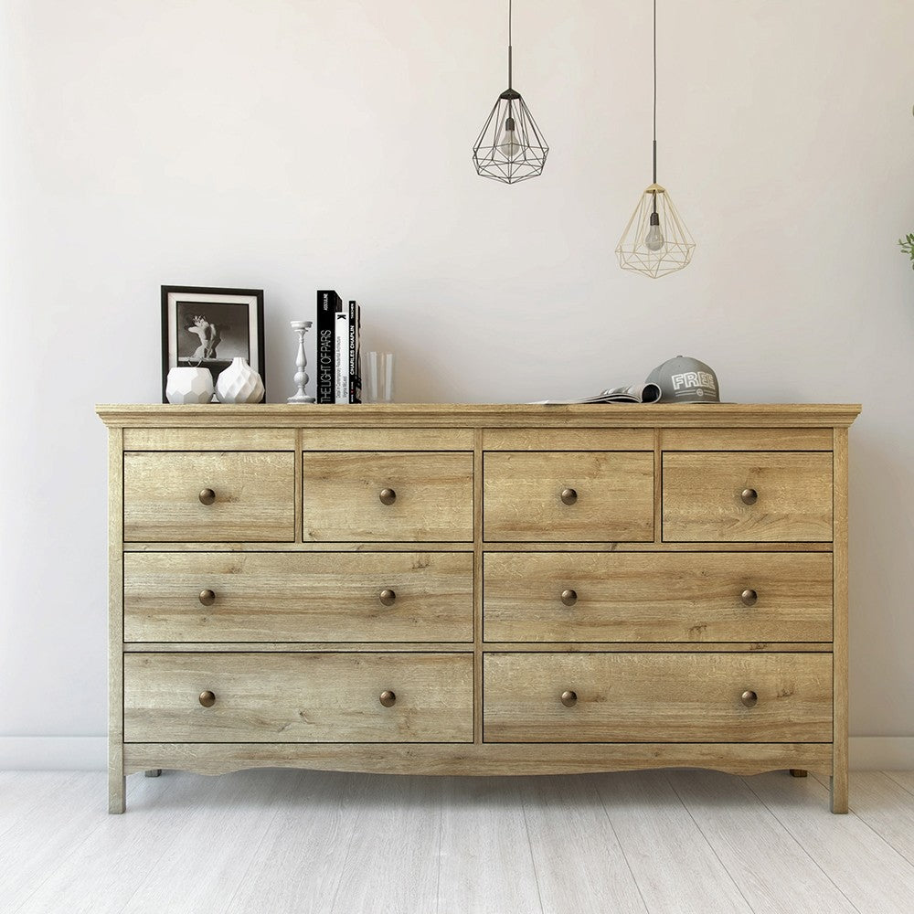 Silkeborg Chest of 8 Drawers (4+2+2) in Riviera Oak