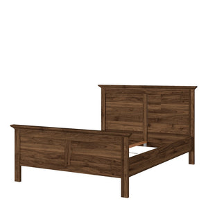 Paris Double Bed (140 x 200) in Walnut