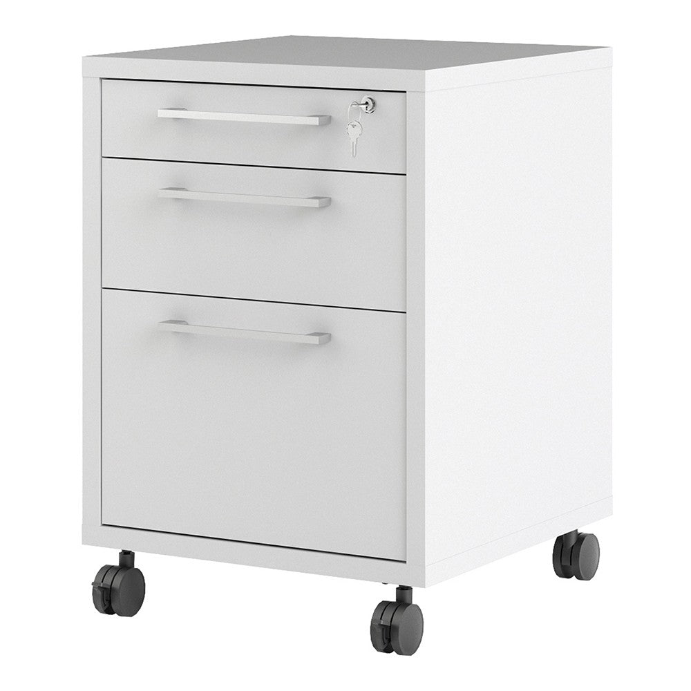 Prima Mobile file cabinet in White