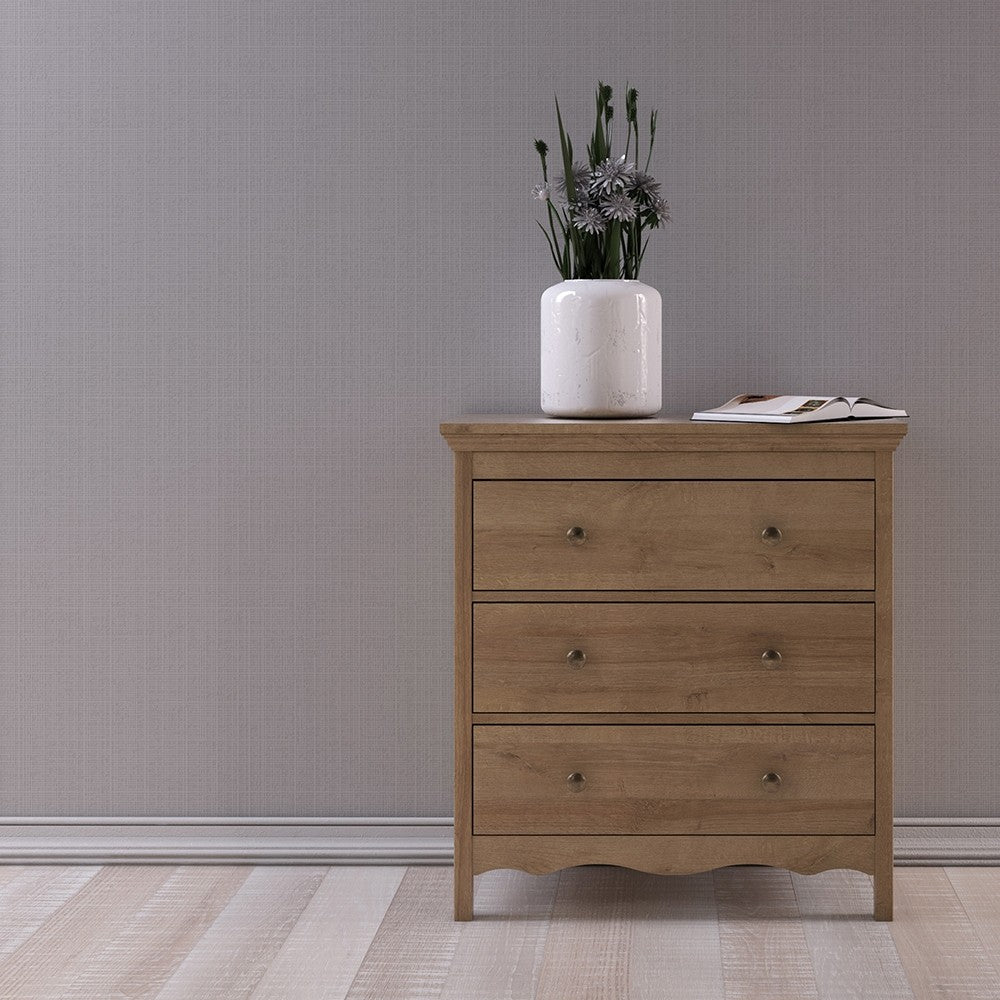 Silkeborg Chest of 3 Drawers in Riviera Oak