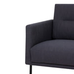 Larvik 2.5 Seater Sofa - Antracit, Black Legs
