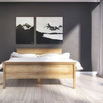 Silkeborg Double Bed 4ft6 (140 x 190) in Riviera Oak