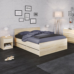 Naia Double Bed 4ft6 (140 x 190) in Oak