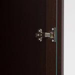*Pello 3 Door Sideboard (Glazed Centre) in Dark Mahogany