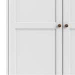 Paris Wardrobe with 2 Doors in White