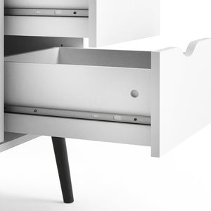 *Oslo Sideboard - Large - 3 Drawers 2 Doors in White and Black Matt