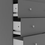 May Chest of 5 Drawers in Grey