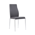 Dining set package Brolo Extending Dining Table + 4 Milan High Back Chair Dark Brown.