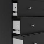 May Chest of 5 Drawers in Black