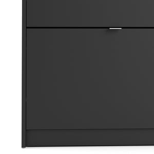 Shoes Shoe cabinet w. 4 tilting doors and 1 layer