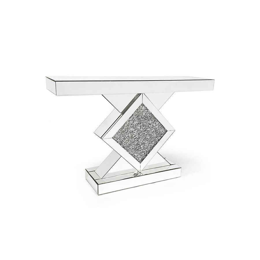 Crushed Diamond Console Table